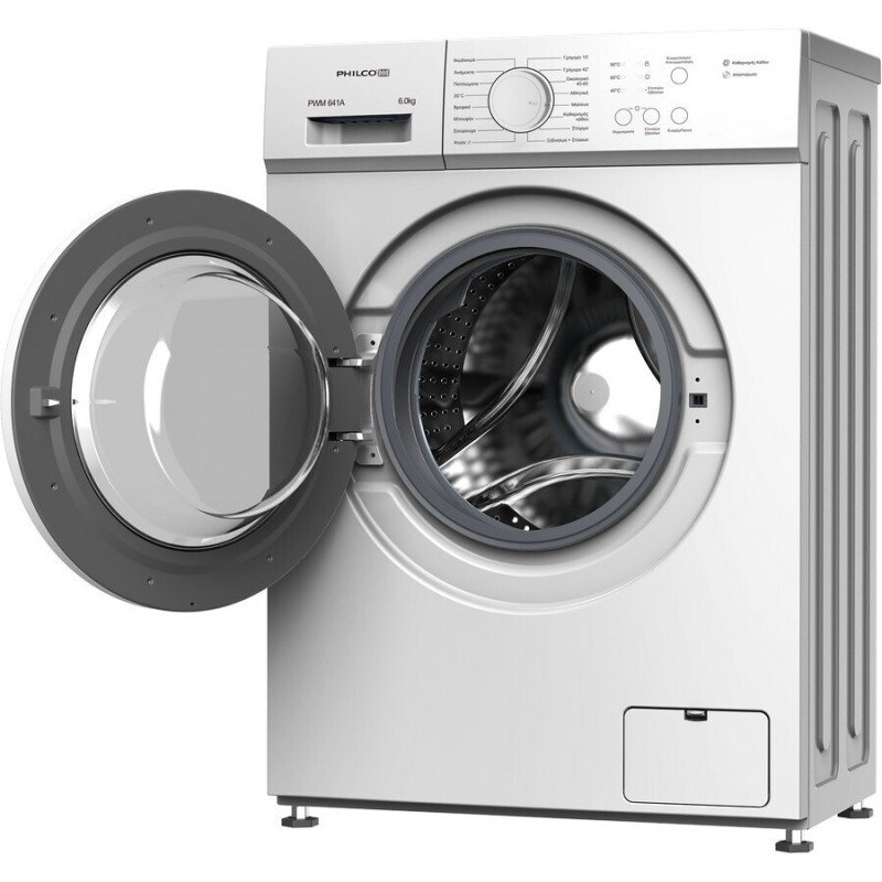 Philco Πλυντήριο Ρούχων 6kg με Τεχνολογία Ατμού 1000 Στροφών PWM 641A