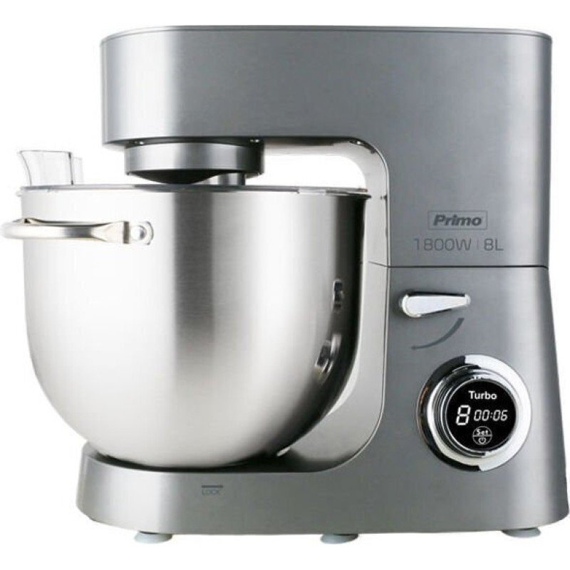 Primo PRMB-40529 400529 Κουζινομηχανή 1800W με Ανοξείδωτο Κάδο 8lt Primo PRMB-40529 400529 Κουζινομηχανή 1800W με Ανοξείδωτο Κάδο 8lt
