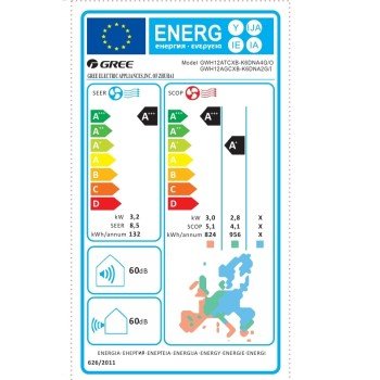 Gree Aura KAR3-N7 Κλιματιστικό Inverter 12000 BTU A+++/A+ με WiFi