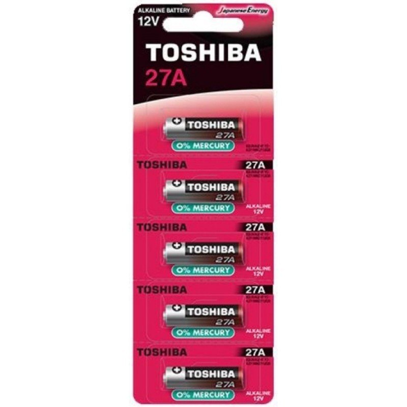 Toshiba Αλκαλικές Μπαταρίες A27 12V 5τμχ 00152720