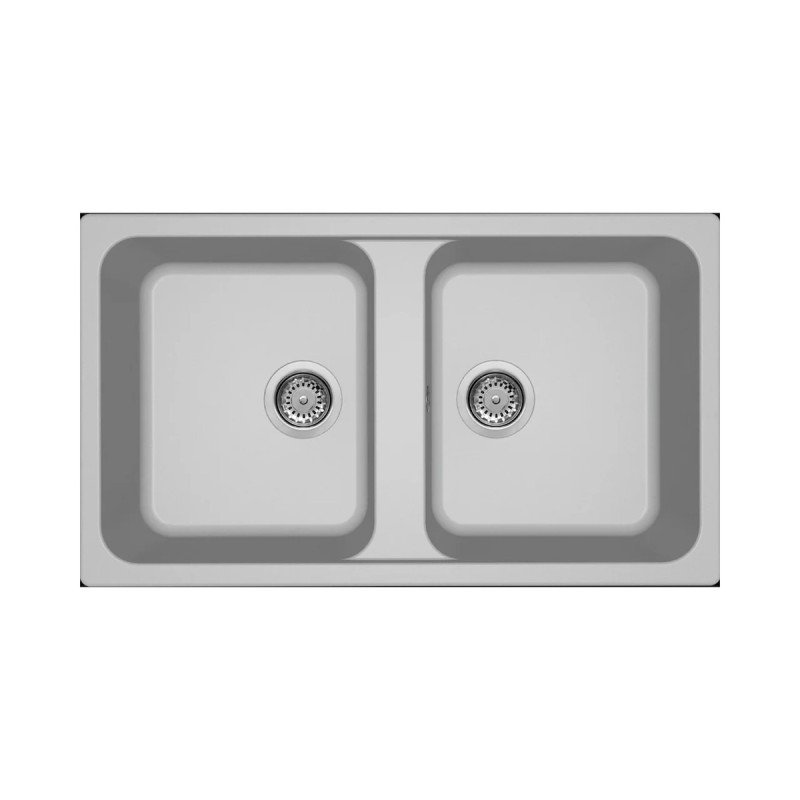Elleci Life 450 Ένθετος Νεροχύτης από Συνθετικό Γρανίτη Μ86xΠ50cm Aluminium M79