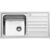 Karag BL 802 ΡΔ Ένθετος Νεροχύτης Inox Σατινέ Μ86xΠ50cm Δεξιός