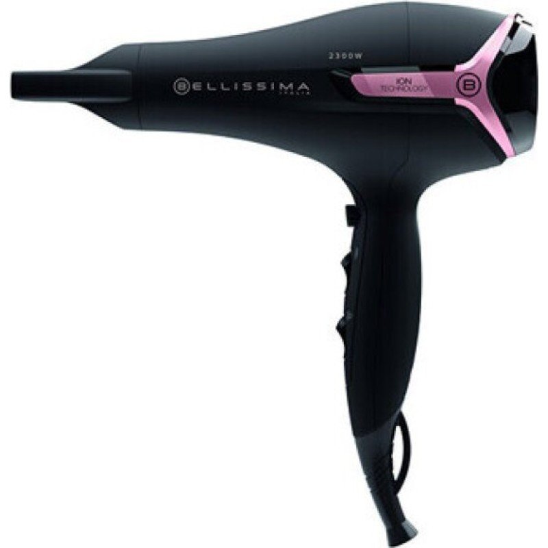 Bellissima K9 2500 Asciuga Capelli 2300 W Nero, Rosa 11860