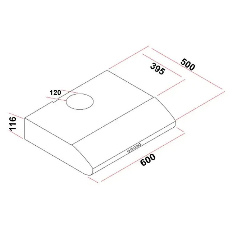 Silifo Ελεύθερος Απορροφητήρας 60cm Λευκός SF6710ACW