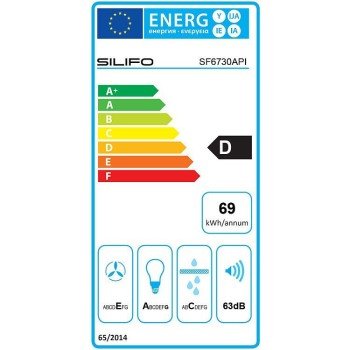 Silifo Απορροφητήρας Καμινάδα 60cm Inox SF6730API Silifo Απορροφητήρας Καμινάδα 60cm Inox SF6730API