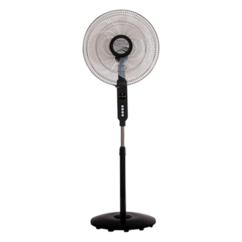 Juro-Pro Anemos Ανεμιστήρας Ορθοστάτης 60W Διαμέτρου 40cm με Τηλεχειριστήριο Μαύρος