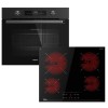 Teka HSB 6350 FBK+ TBC 64010 TTC Φούρνος άνω Πάγκου 71lt με Κεραμικές Εστίες Π59.5εκ. Μαύρος
