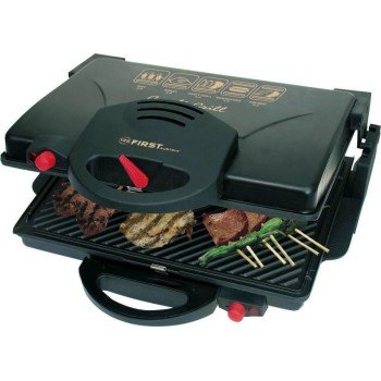 First Austria Τοστιέρα Γκριλιέρα 2000W Μαύρη FA-5330