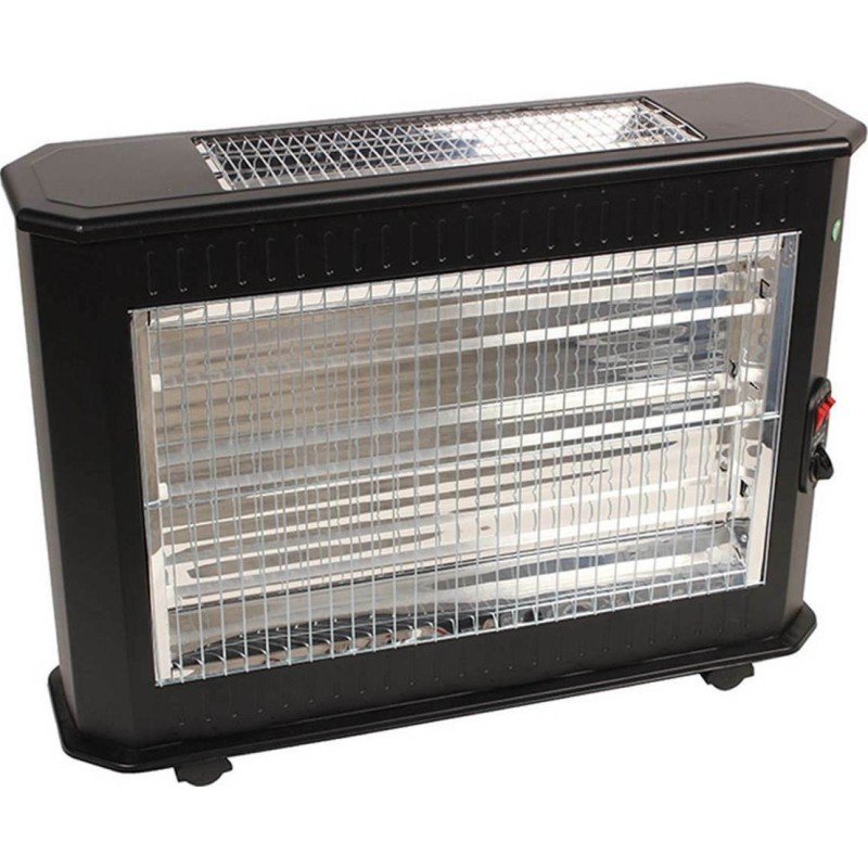 Kumtel KS 2710 KS-2710 Σόμπα Χαλαζία με Θερμοστάτη 2800W Black