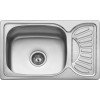 Karag BL 897 Ένθετος Νεροχύτης Inox Σατινέ Μ66xΠ43cm Ασημί