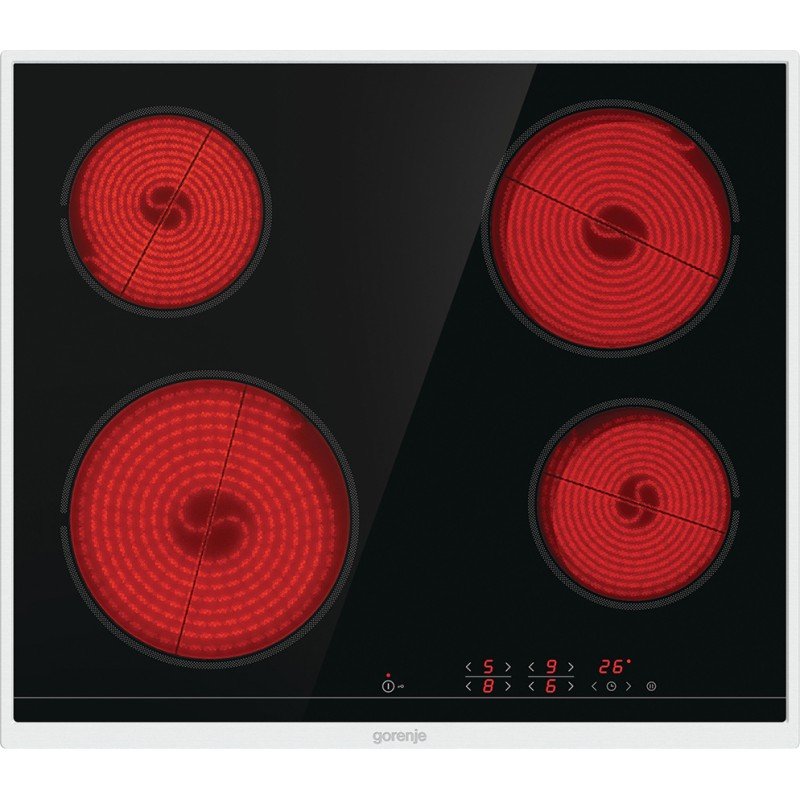 Gorenje ECT641BX Κεραμική Εστία Αυτόνομη Inox με Λειτουργία Κλειδώματος 60x52εκ.