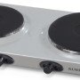 Kumtel LX-7021 Επιτραπέζια Εστία Εμαγιέ Διπλή Γκρι