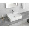 Karag LT2173-S Επικαθήμενος Νιπτήρας Πορσελάνης 50x42x12cm Λευκός