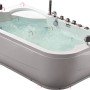 Karag Eliza K-1213 Μπανιέρα Ελεύθερης Τοποθέτησης Ακρυλική με Υδρομασάζ 180x110cm