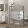 Karag New Flora 100 NFLS1007090180 Καμπίνα Ντουζιέρας με Συρόμενη Πόρτα 70x90x180cm Serigrafato