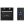 MultiHome MH-6060 + MH-6142 999-002-82164 Φούρνος άνω Πάγκου 65lt με Εστίες Υγραερίου Π59.5εκ. Μαύρος