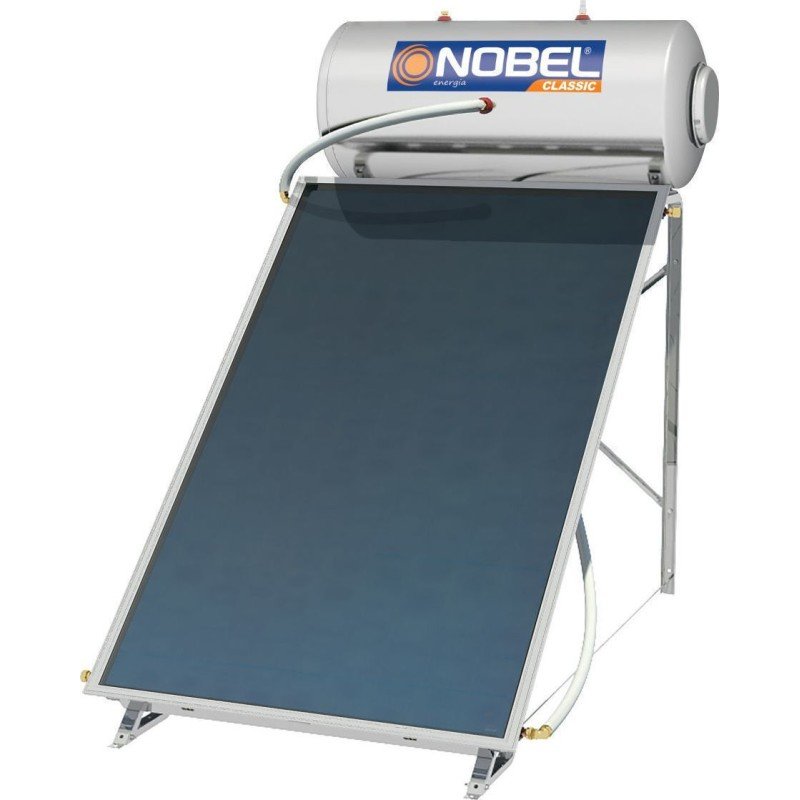 Nobel Classic Apollon Ηλιακός Θερμοσίφωνας 160lt Inox Τριπλής Ενέργειας Αντλίας Θερμότητας 2.6τ.μ. Επιλεκτικός