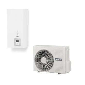 Hitachi Yutaki-S RWM-3.0R1E/RAS-3WHRP1 Αντλία Θερμότητας 8kW Μονοφασική 60°C Split