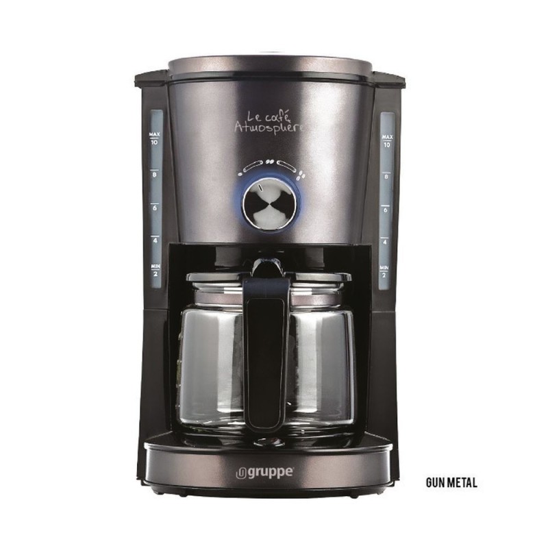Gruppe CM338BEA Καφετιέρα Φίλτρου 1000W Gun Metal