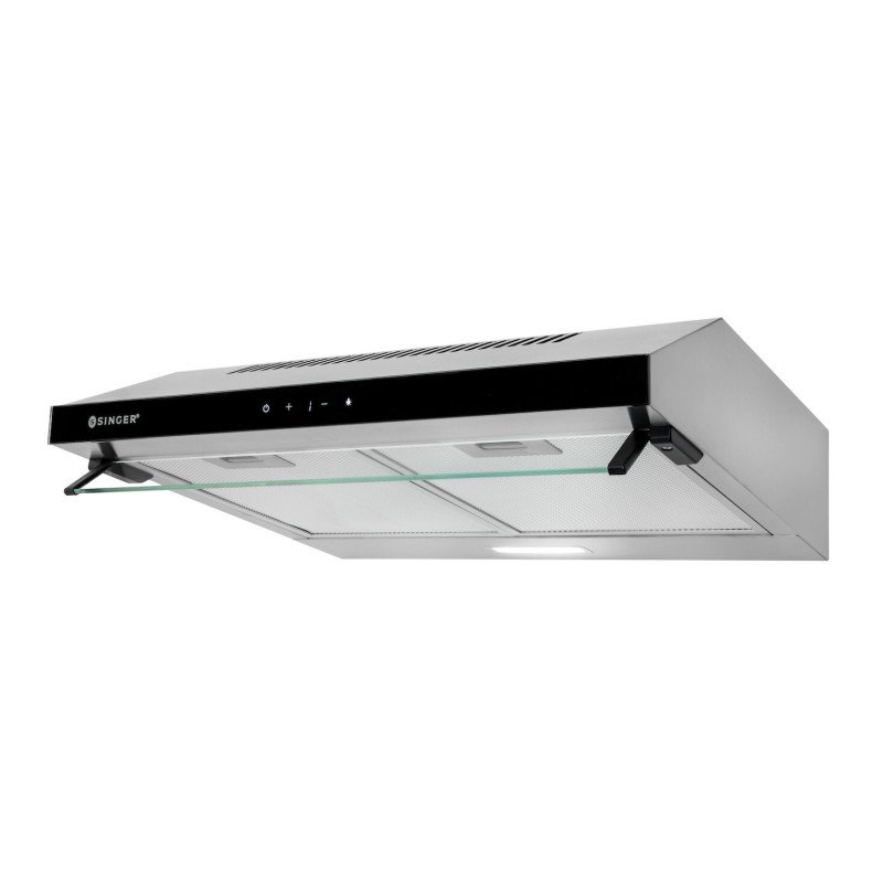Singer LIN602D Ελεύθερος Απορροφητήρας 60cm Inox Black Glass Singer LIN602D Ελεύθερος Απορροφητήρας 60cm Inox Black Glass