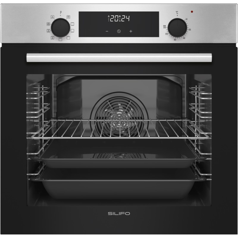 Silifo SF6855BOI Φούρνος άνω Πάγκου 76lt χωρίς Εστίες Π56εκ. Inox