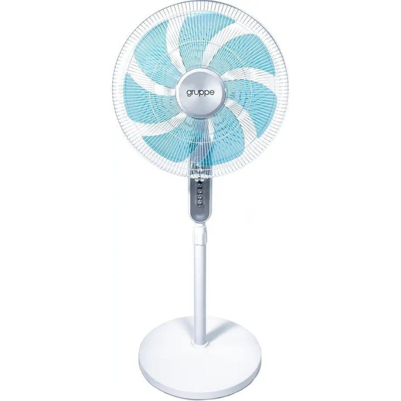 Gruppe SF1873A White/Blue Ανεμιστήρας Δαπέδου 70W Διαμέτρου 45cm