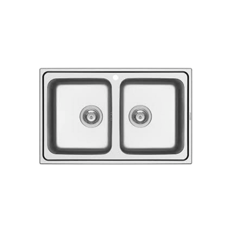 Pyramis Alea 79x50 2B Νεροχύτης Γυαλισμένος Σαργέ 107155301 (3 άτοκες δόσεις)