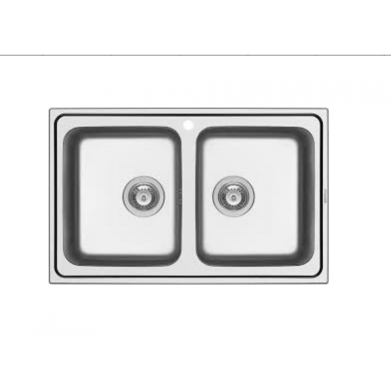 Pyramis Alea 86x50 2B Νεροχύτης Γυαλισμένος 107157701 (3 άτοκες δόσεις)