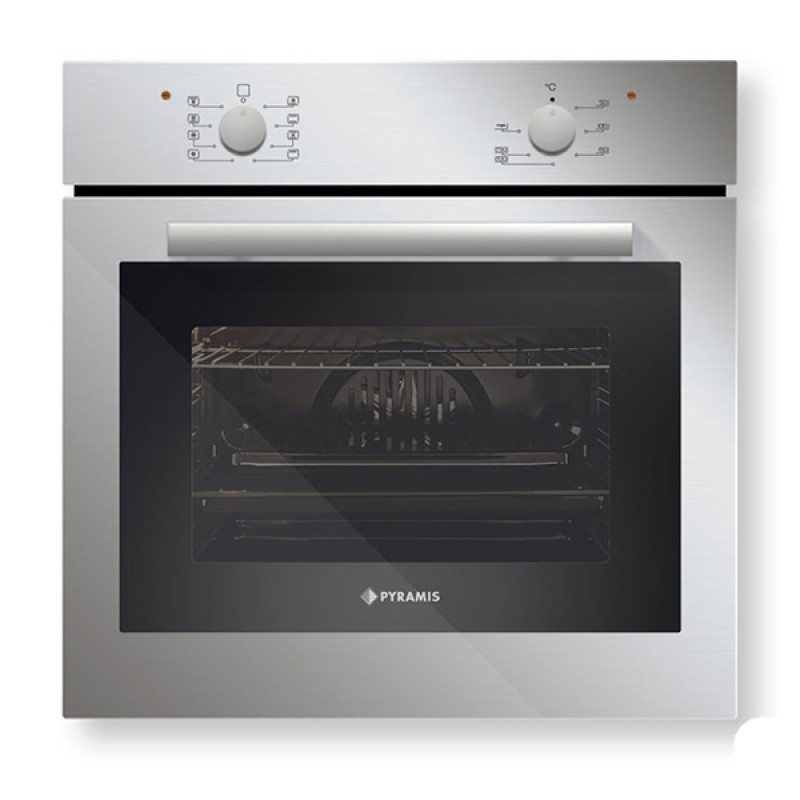 Pyramis Φούρνος 60ΑΠ 1045 Inox άνω πάγκου 034005301 (3 άτοκες δόσεις)