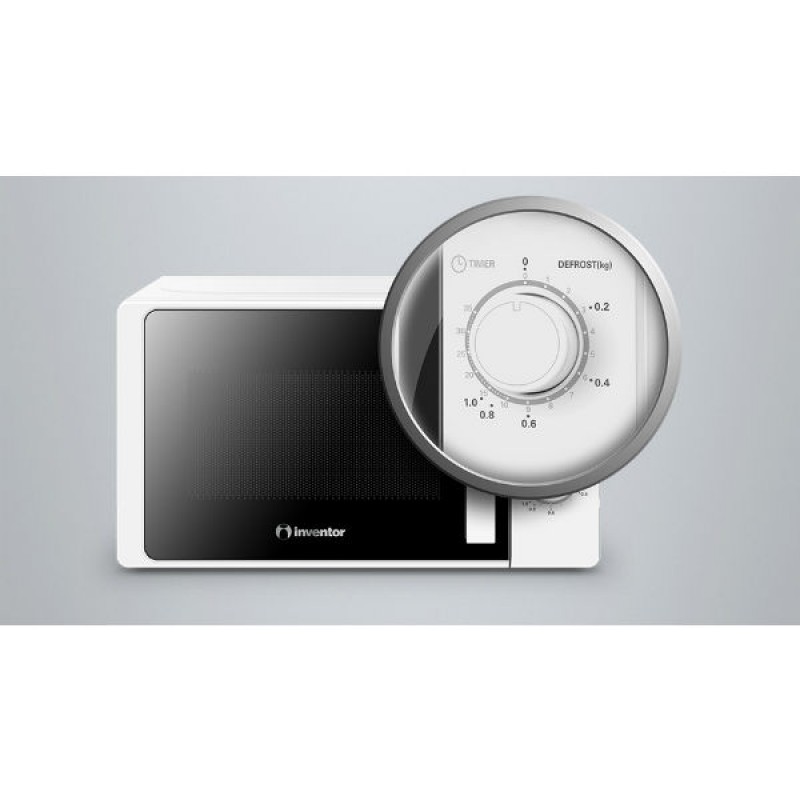 Inventor MWO-20LW Φούρνος μικροκυμάτων 700W White (3 άτοκες δόσεις)
