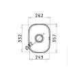 Νεροχύτης ανοξείδωτος PYRAMIS IRIS 1B 24x33,5 100009001 (3 άτοκες δόσεις)