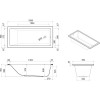 Sanitana Cubic Λουτήρας 150X70X40Β 54315070 (3 άτοκες δόσεις) Sanitana Cubic Λουτήρας 150X70X40Β 54315070 (3 άτοκες δόσεις)