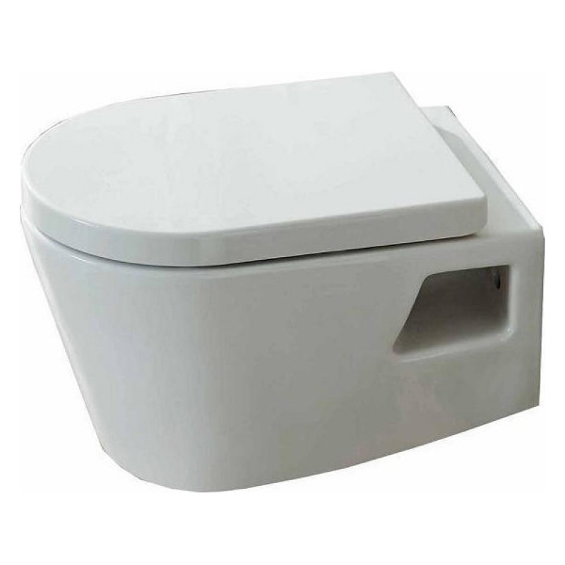 Λεκάνη κρεμαστή HUIDA Skay 54,5x37 + Κάλυμμα Soft Close 17-8427 (3 άτοκες δόσεις)