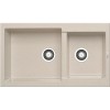 Νεροχύτης Pyramis Pyragranite Alazia 2B Αντιστρεφόμενος Beige 079811911 (3 άτοκες δόσεις)