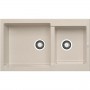 Νεροχύτης Pyramis Pyragranite Alazia 2B Αντιστρεφόμενος Beige 079811911 (3 άτοκες δόσεις)