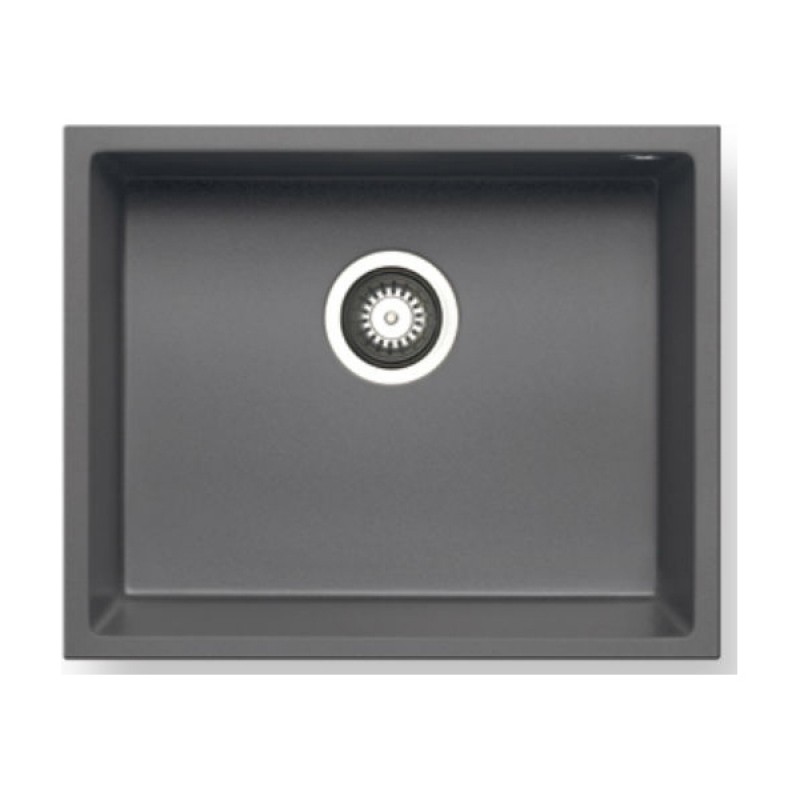 Pyramis Pyragranite Tetragon 1B Γρανίτης Carbon Υποκαθήμενος Νεροχύτης 070066611 (3 άτοκες δόσεις)