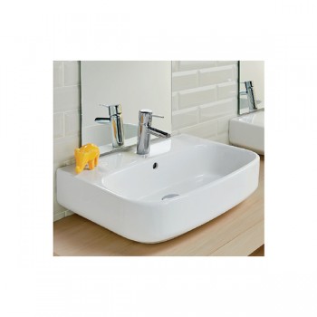 Νιπτήρας κρεμαστός / επικαθήμενος 55Χ43 SANITANA BE YOU 266319 (3 άτοκες δόσεις)