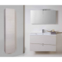 Colosseum Lyra 100 Σετ Μπάνιου με Νιπτήρα και Καθρέπτη Ivory 820512 (3 άτοκες δόσεις)