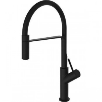 Teorema Μπαταρία Κουζίνας SILICONE NERO 635231 ντουζ (3 άτοκες δόσεις)