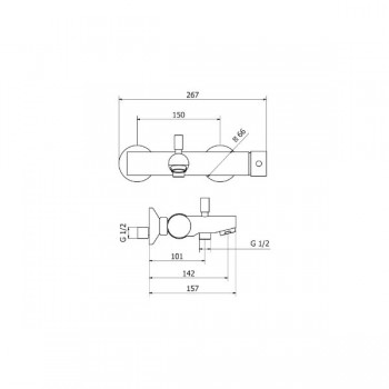 Teorema Μπαταρία Λουτρού New Jabil 6373152 μαύρη (3 άτοκες δόσεις)