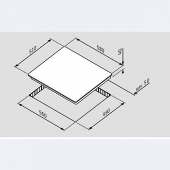 Pyramis Εστία 58HL 637 Αφής Μπιζουτέ 030057901 (3 άτοκες δόσεις)