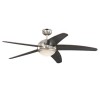 Westinghouse Ανεμιστήρας Οροφής Berdan Chrome/Wenque blandes 72068  132cm  (3 άτοκες δόσεις)