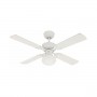 Westinghouse Ανεμιστήρας Οροφής VEGAS 105 cm White 72185 (3 άτοκες δόσεις)