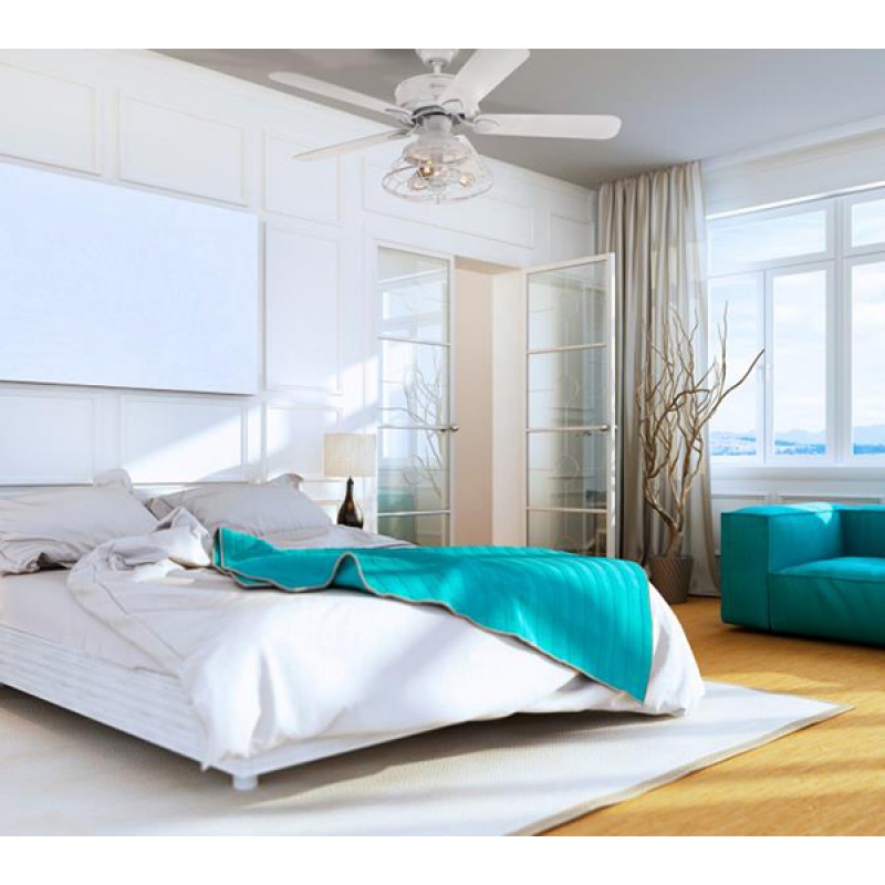 Westinghouse Ανεμιστήρας Οροφής Barnett white finish 72209  122cm  (3 άτοκες δόσεις)