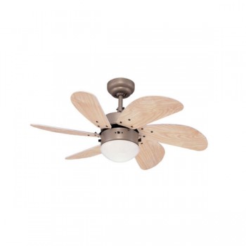 Westinghouse Ανεμιστήρας Οροφής TURBO SWIRL 76 cm Titanium 78158 (3 άτοκες δόσεις)