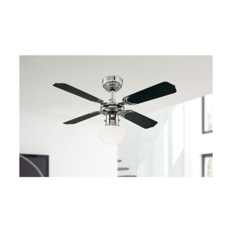Westinghouse Ανεμιστήρας Οροφής PORTLAND AMBIANCE 90 cm Chrome 78321 (3 άτοκες δόσεις)