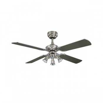 Westinghouse Ανεμιστήρας Οροφής PRINCESS EURO 105 cm Chrome/Dark Pewter 72112 (3 άτοκες δόσεις)