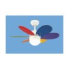 Westinghouse Ανεμιστήρας Οροφής TURBO II 76 cm White multi color 78673 (3 άτοκες δόσεις)
