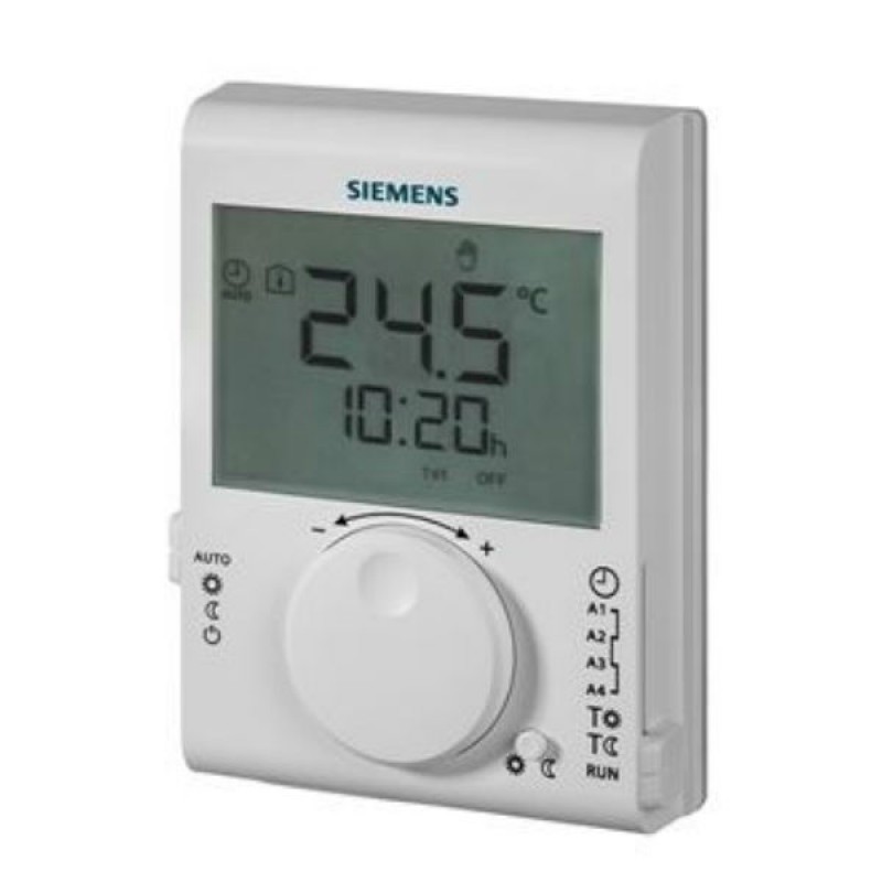 Siemens RDJ100 Ηλεκτρονικός Ημερήσιος Χρονοθερμοστάτης Χώρου Με Έλεγχο TPI 
