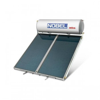 Nobel Aelios CUS 200lt/3m² glass Διπλής ενέργειας με 2 επιλεκτικούς συλλέκτες 3m² ταράτσα (3 άτοκες δόσεις)